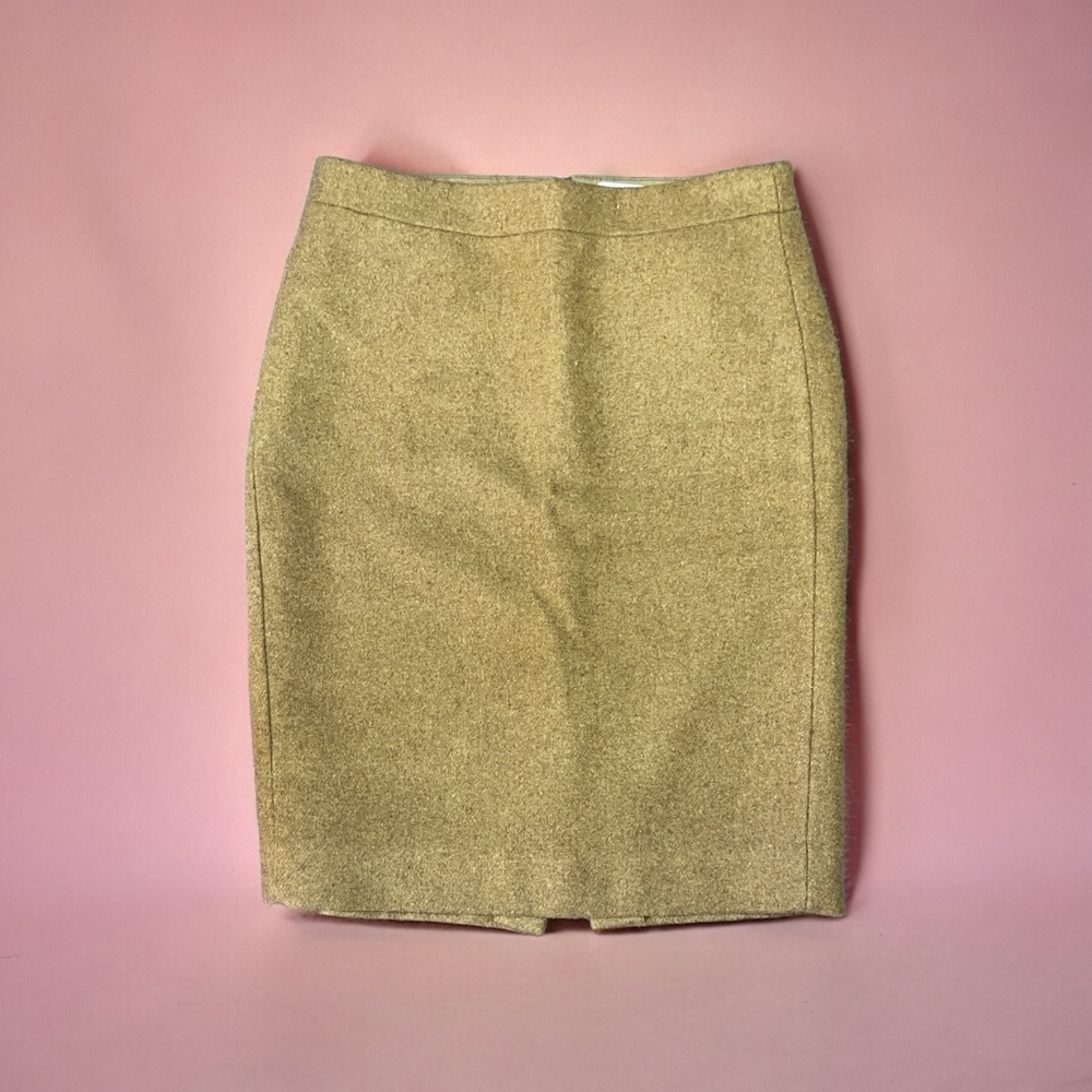 J.Crew Tan Pencil Skirt — Women’s 4